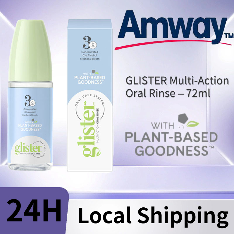 🔥 Local Shipping🔥 Amway GLISTER Multi-Action Oral Rinse Mouthwash 72ml ...