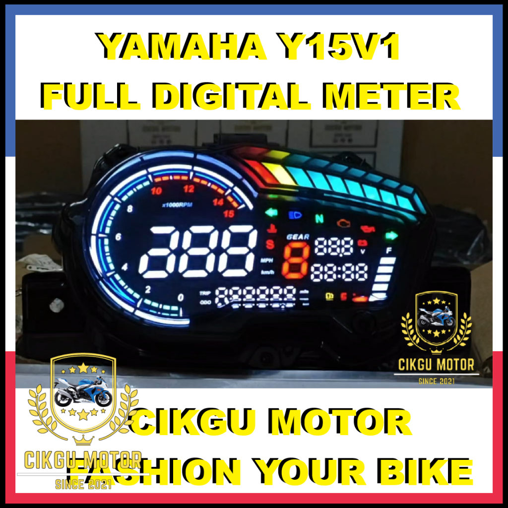 YAMAHA Y15 Y15ZR YSUKU DIGITAL METER Terbaru 2024 100% PNP | Shopee ...