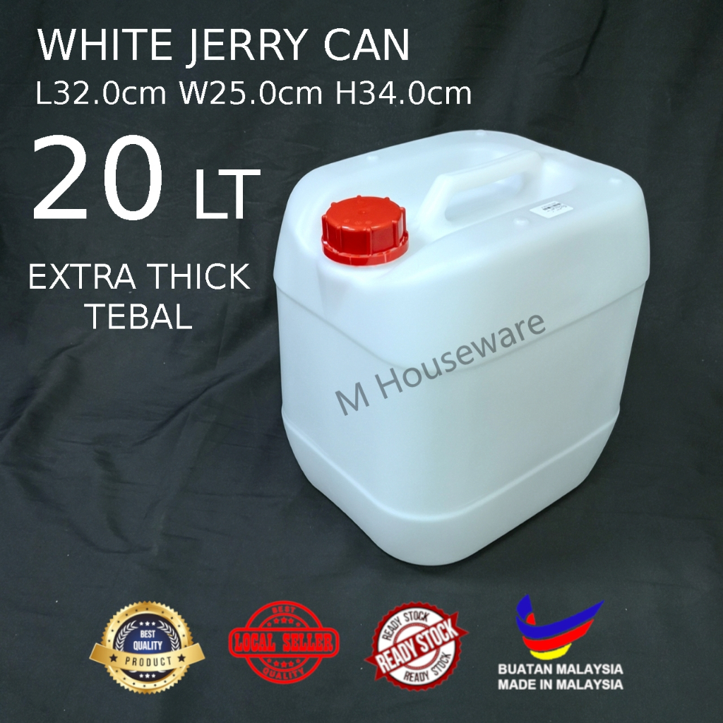 Plastic Jerry Can 10LT ~ 30LT Water Container Tong Air Minyak Bekas Air ...