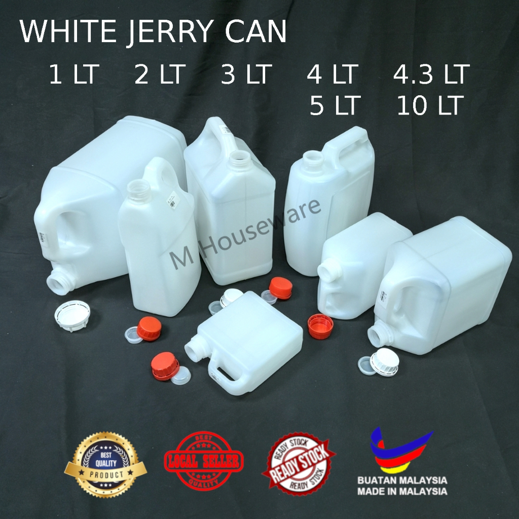 Plastic Jerry Can 1LT ~ 10LT Water Container Tong Air Minyak Bekas Air ...