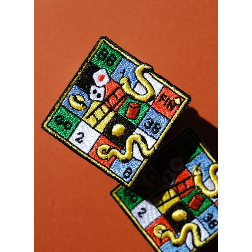 Snakes & Ladders Iron On Patch | Shopee Malaysia