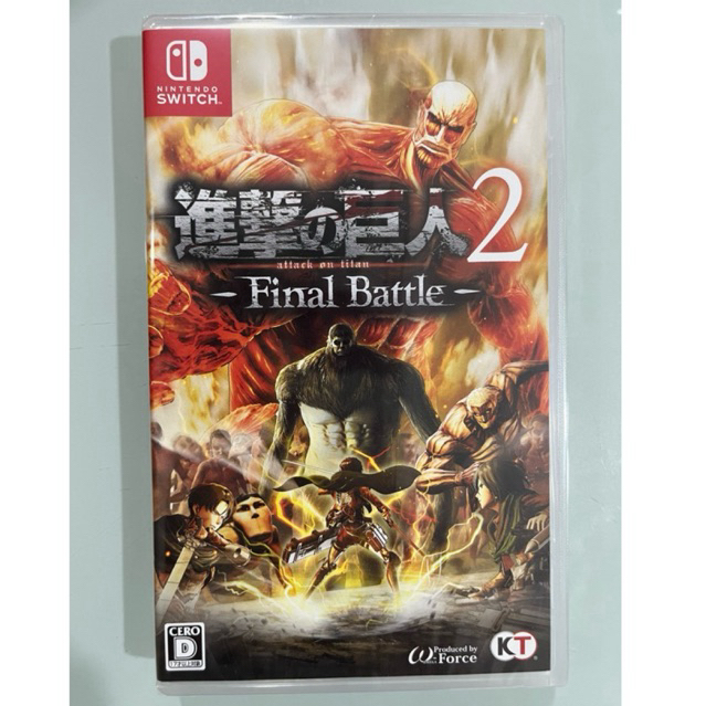 Attack On Titan 2 2024 The Final Battle - Nintendo Switch Brand New