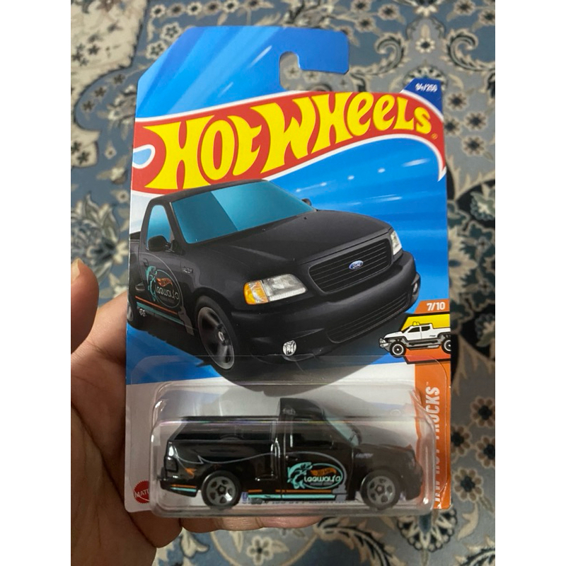 Miniature Hot Wheels Ford F-150 SVT Lightning 1999 (2025-094) - Échelle 1/64, Occasion