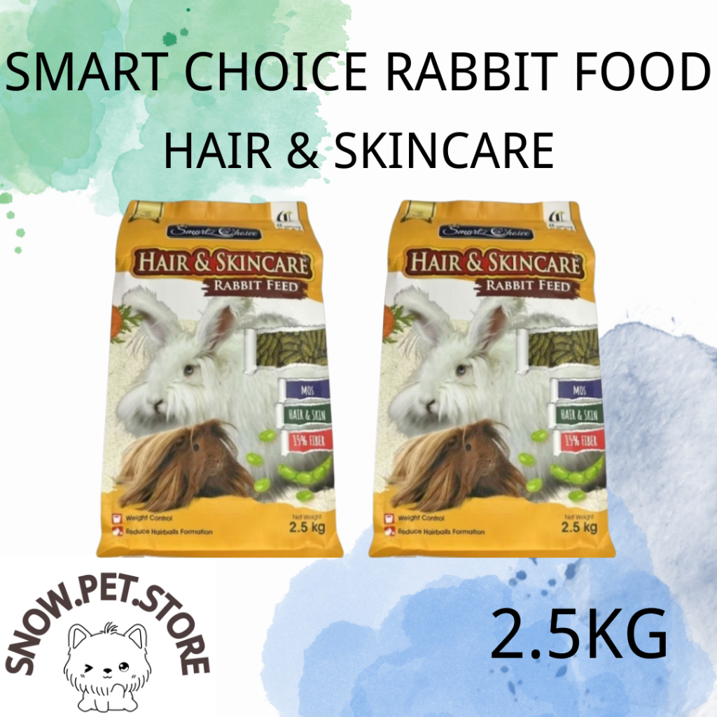 SMART CHOICE RABBIT FOOD HAIR & SKINCARE 2.5KG | Shopee Malaysia