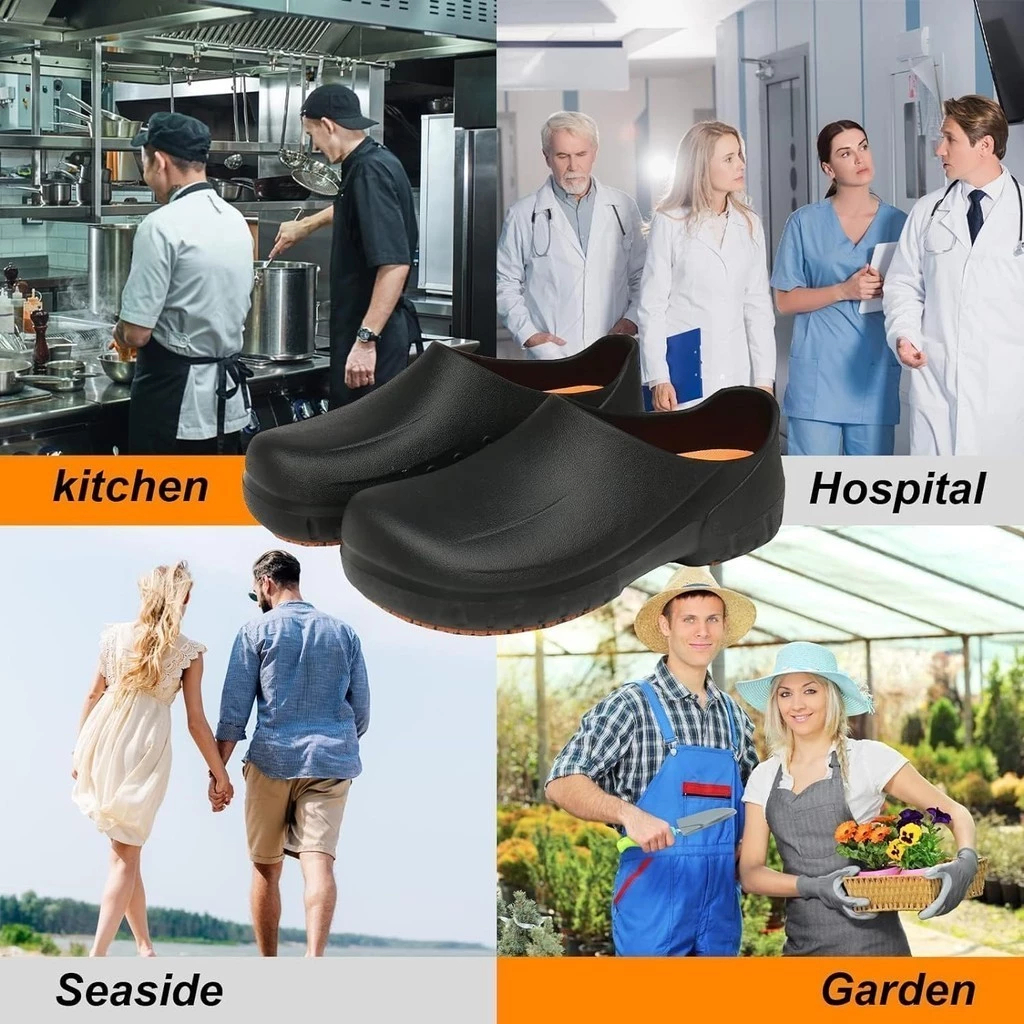 M Class Chef Shoes Nonslip Water Proof Anti-skid Work Shoes Oil-proof ...