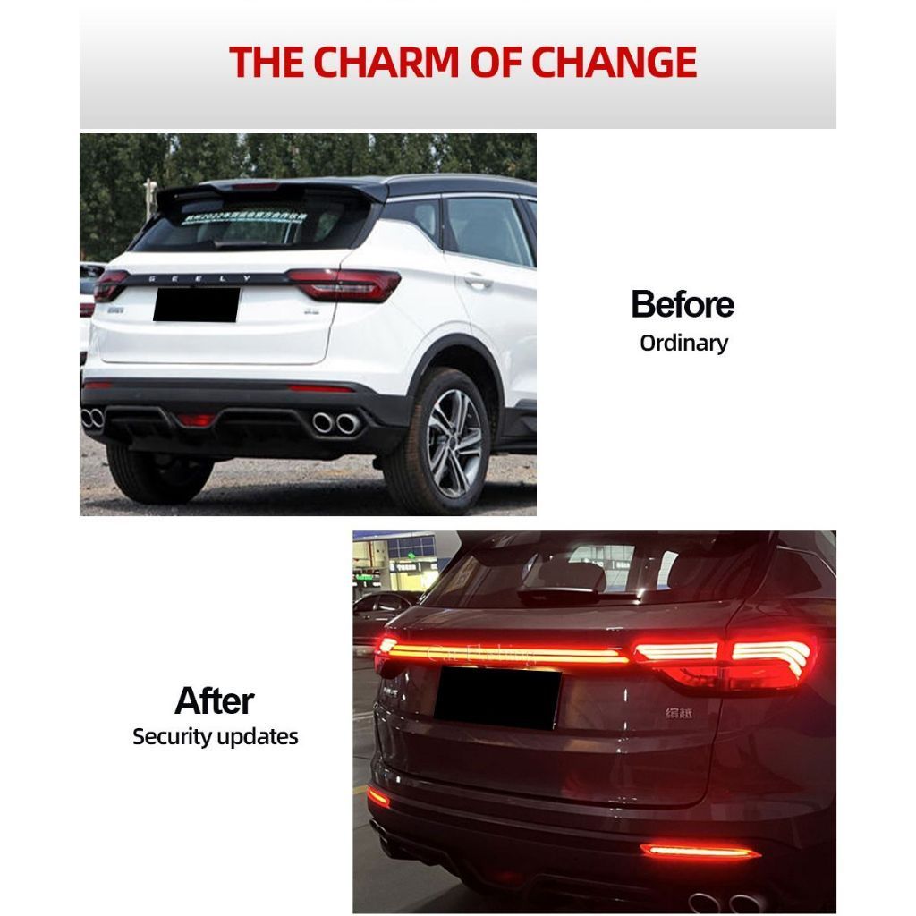 Proton X50 X-50 New Design LED Through Flow DRL Rear Trunk Lid Boot Bar ...