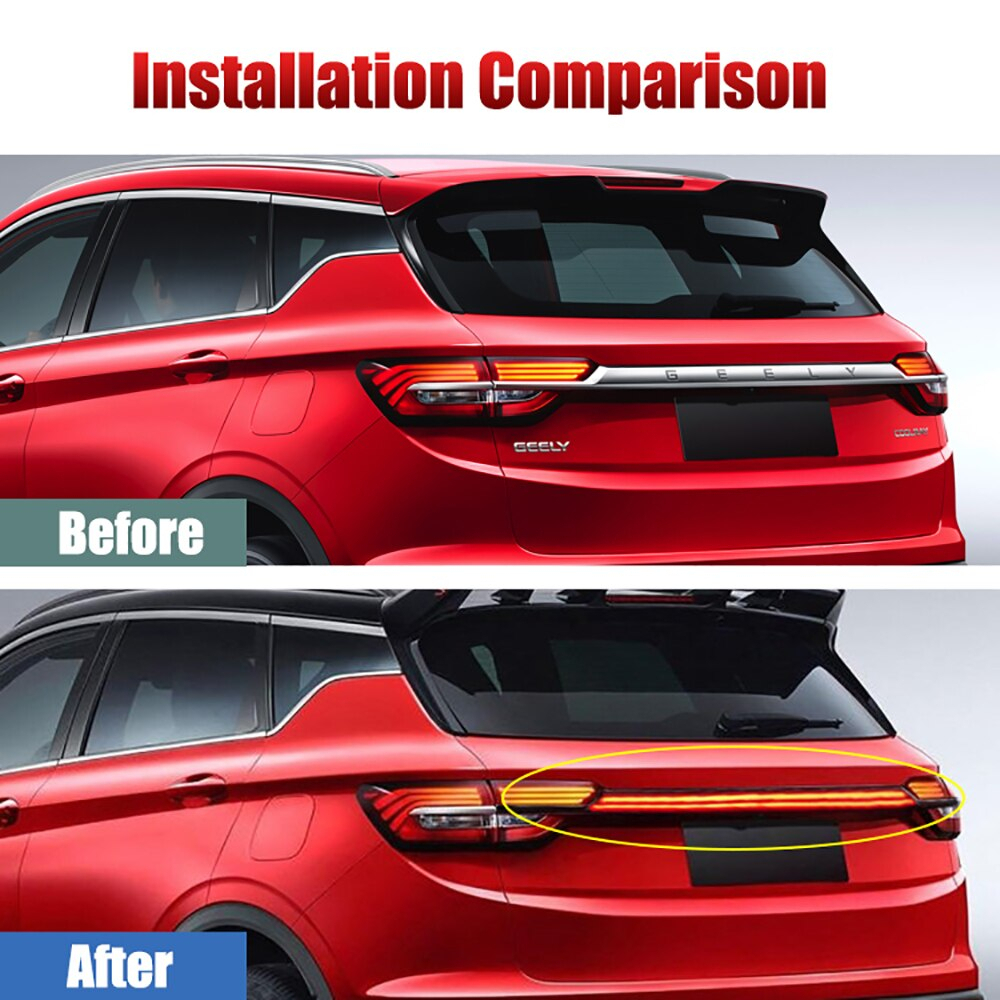 Proton X50 X-50 New Design LED Through Flow DRL Rear Trunk Lid Boot Bar ...