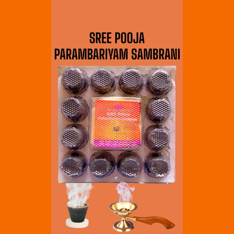 SREE POOJA PARAMBARIYA SAMBRANI 💯original paal sambrani | Shopee Malaysia