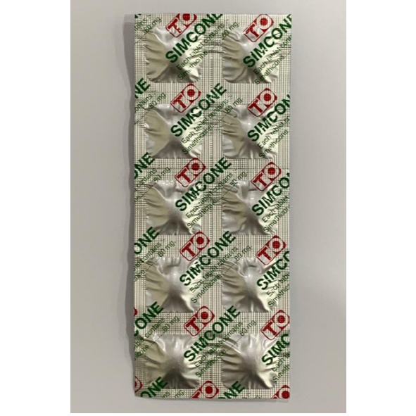 SIMCONE SIMETHICONE TABLETS, CHEWABLE 80MG X 3 strips | Shopee Malaysia