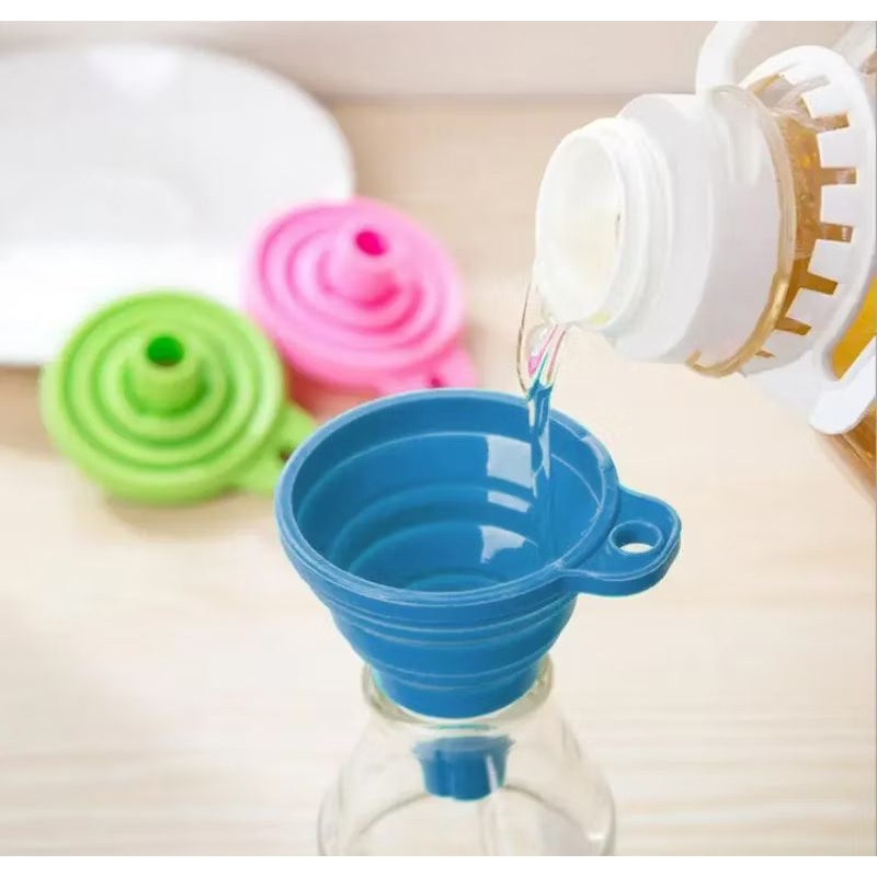 Household Telescopic Funnel Kitchen Packaging High Temperature ...