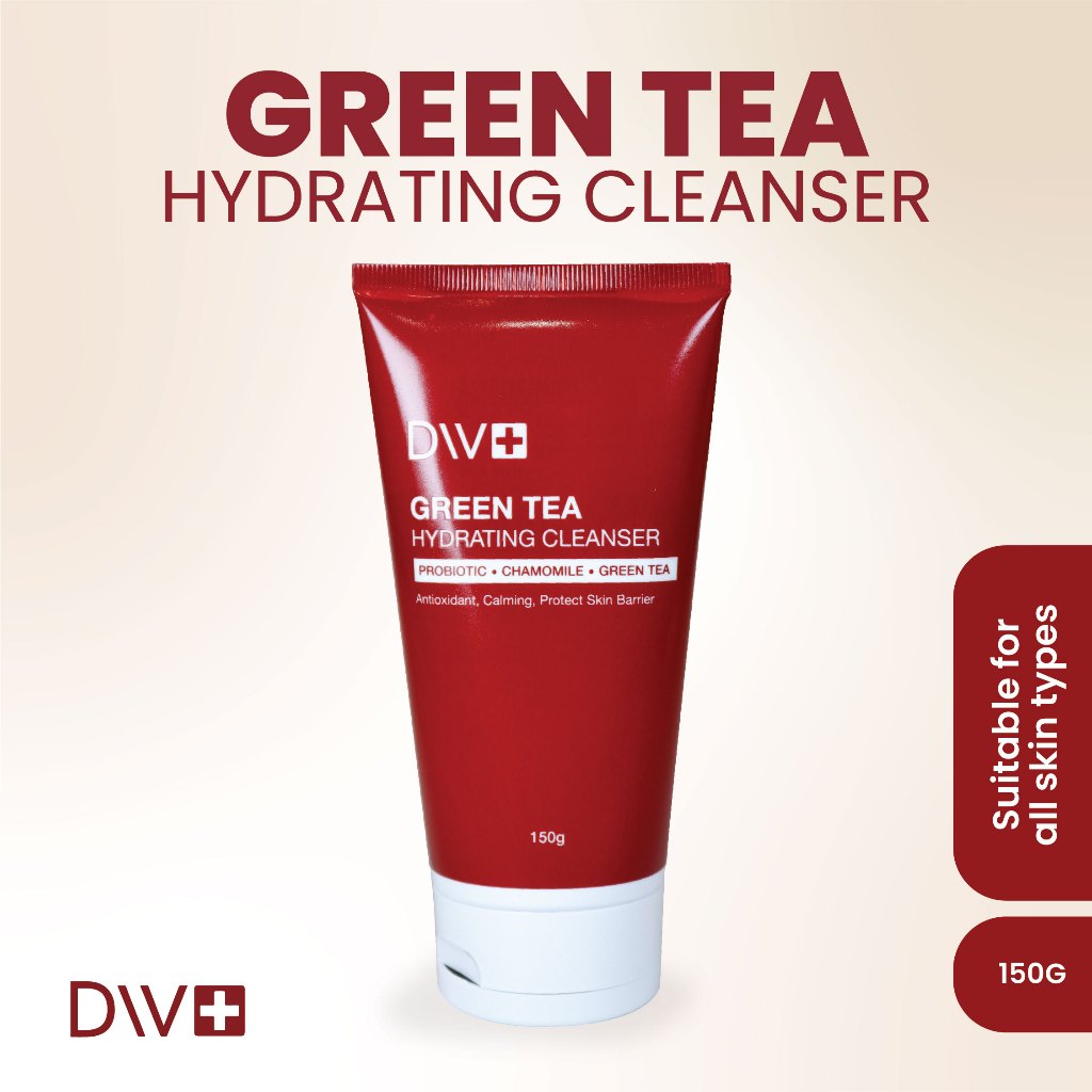 DW+ Green Tea Hydrating Cleanser (Antioxidant / Calming / Protect Skin ...