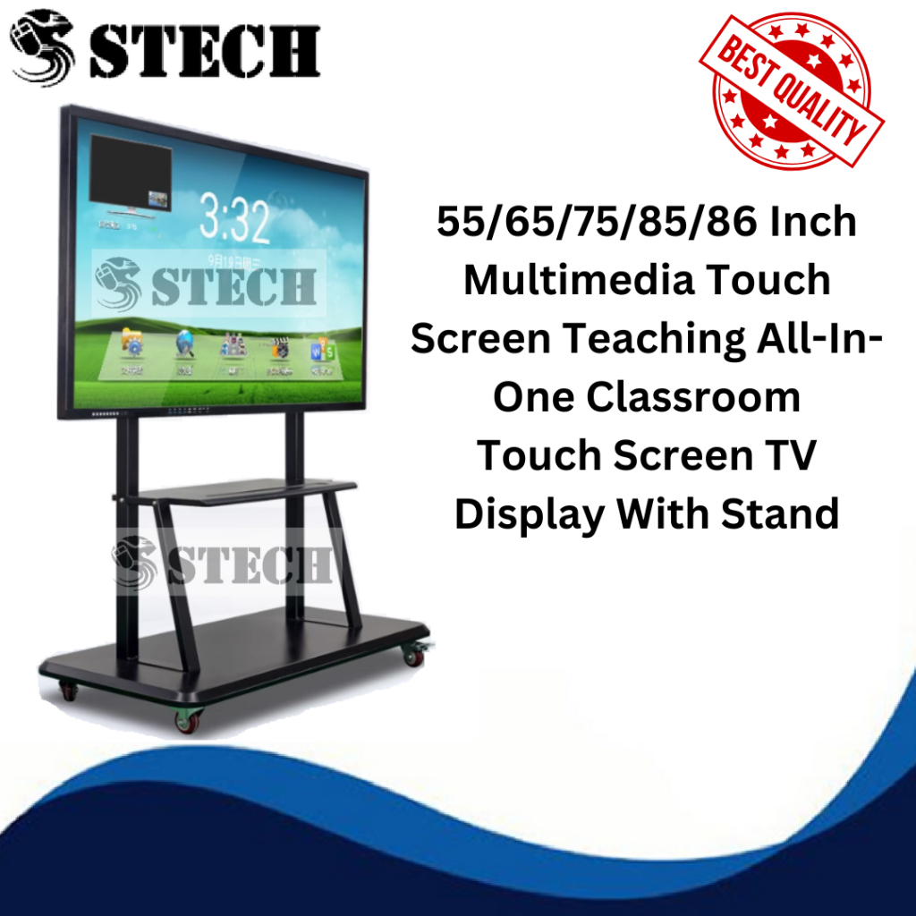 55/65/75/85 Inch Interactive Touch Screen White Board and Display With ...