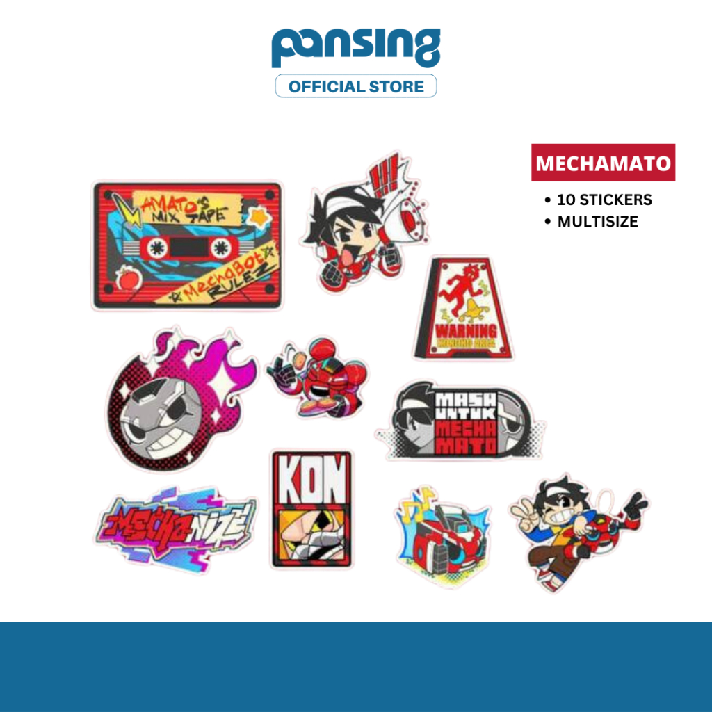 BOBOIBOY Monsta Sticker Pack - 1 Pack (10-11 pcs each) Boboiboy ...