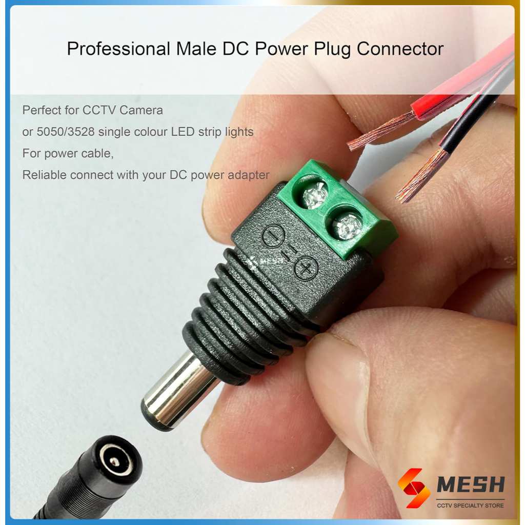 DC Pin Plug Connector With Screw Type ( Green Colour) | Shopee Malaysia