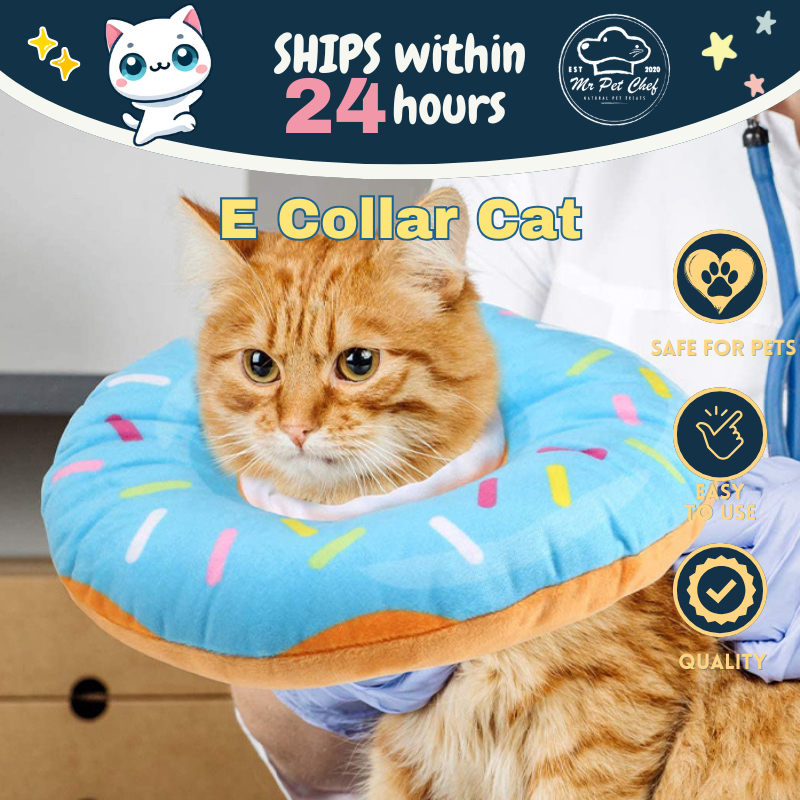 Cat Collar Cone Kucing Tutup Kepala Kolar Kucing Ecollar Kon