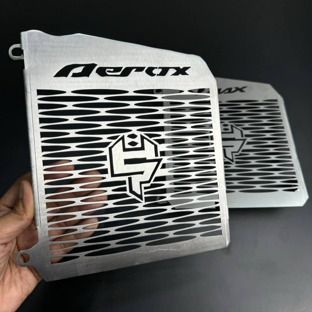 🇹🇭🔥COVER RADIATOR STAINLESS STEEL YAMAHA NVX V1 V2 & NMAX V1🔥🇹🇭 ...