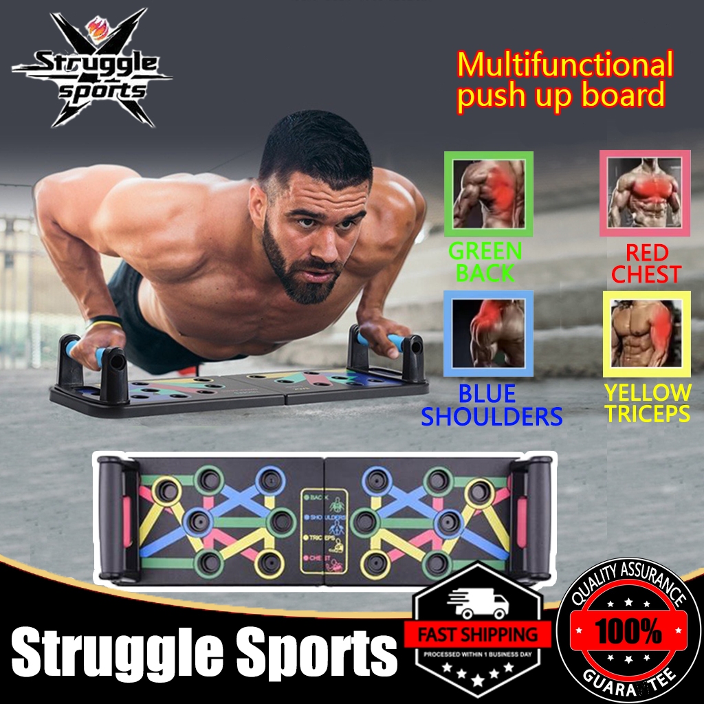 [RIFOAM]12 in 1 Gym Multifunction Push up Board Home Fitness Equipment ...