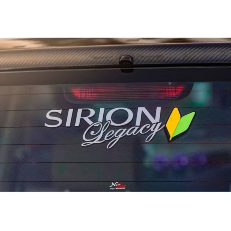 JDM 🔰 Sirion Legacy Car Sticker | Shopee Malaysia