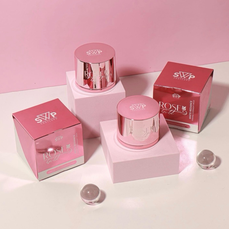 SWP ROSE GOLD WHITE Radiance Firming Overnight Face Mask Brightening ...