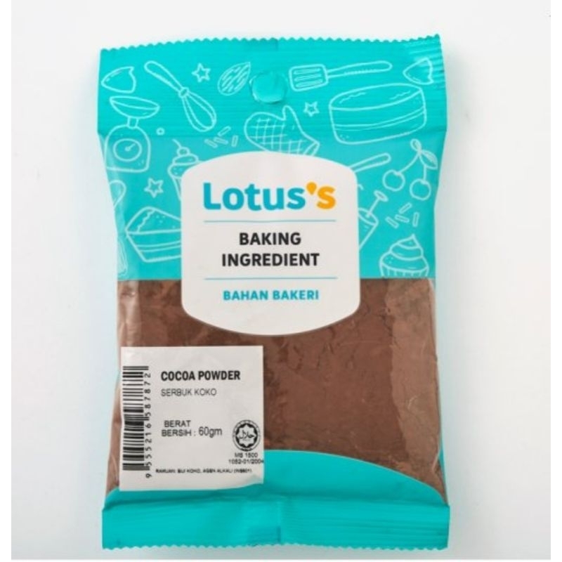 LOTUS Halal Cocoa Powder 60g | Shopee Malaysia