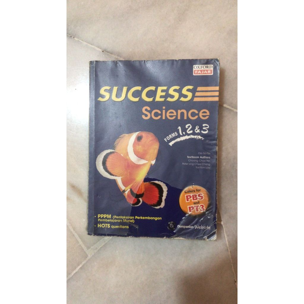 SUCCESS Science Forms 1,2 & 3 (Pre-loved) | Shopee Malaysia