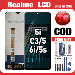 Écran Complet Pour Realme C3 / 5i - Noir - Pièce Détachée D'occasion