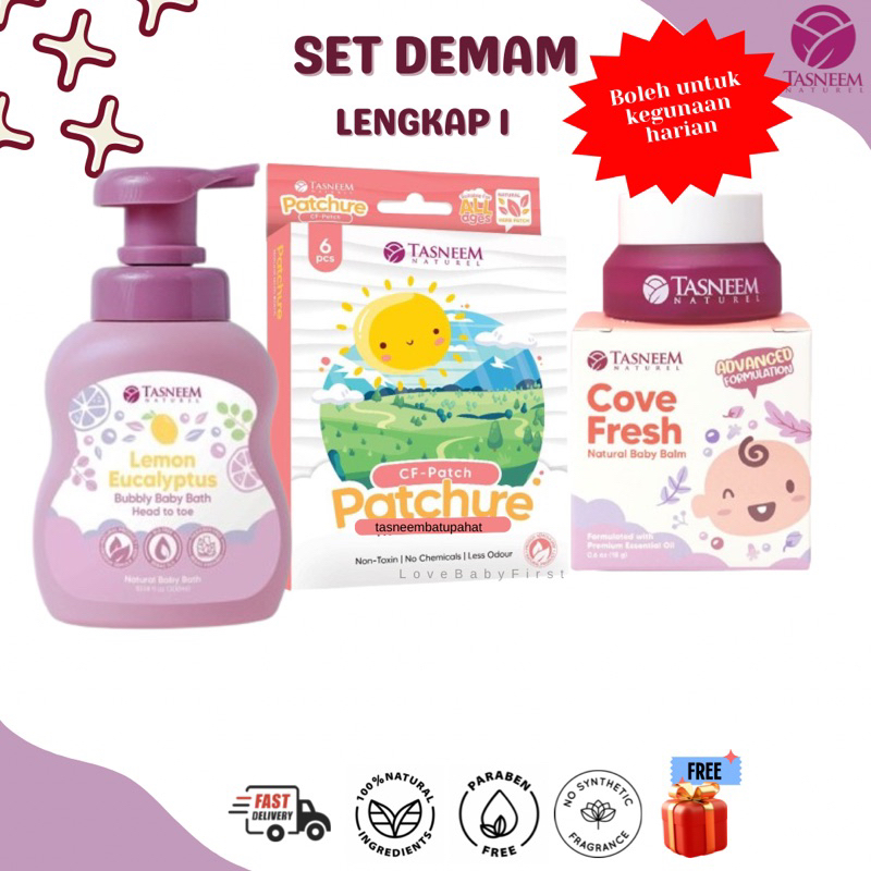 Tasneem Cough Relief & Sleep Patch for Baby Pelekat Batuk Selsema ...