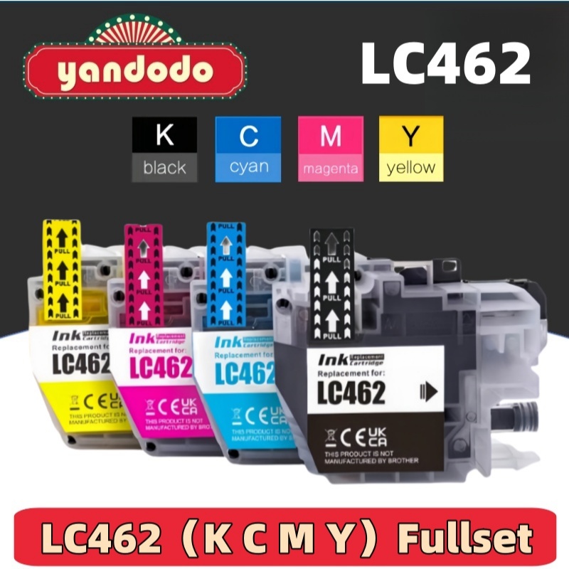 Compatible LC462XL LC462 462 462XL Ink For Brother MFC-J2340DW MFC ...