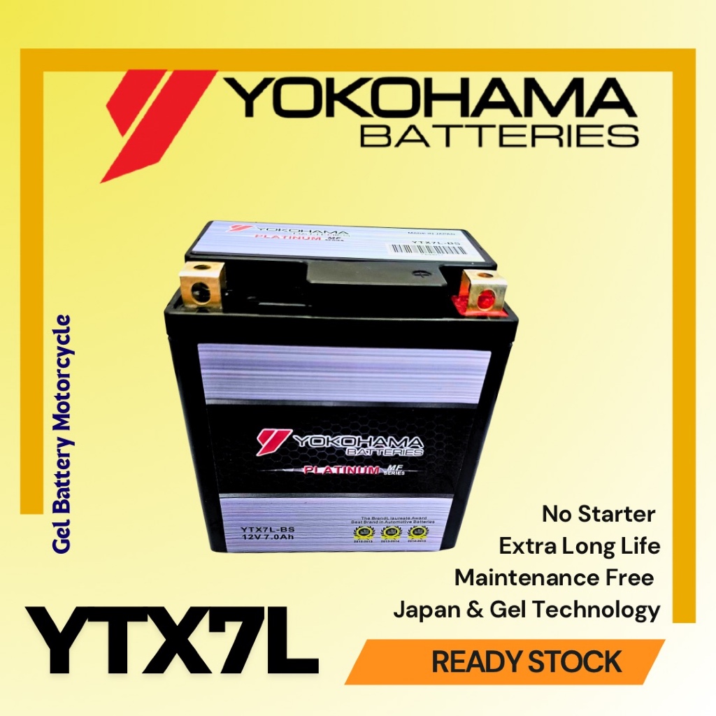 YTX7L / YTX7L-BS YTZ8V YOKOHAMA MOTORCYCLE GEL BATTERY FOR R25 BENELLI ...