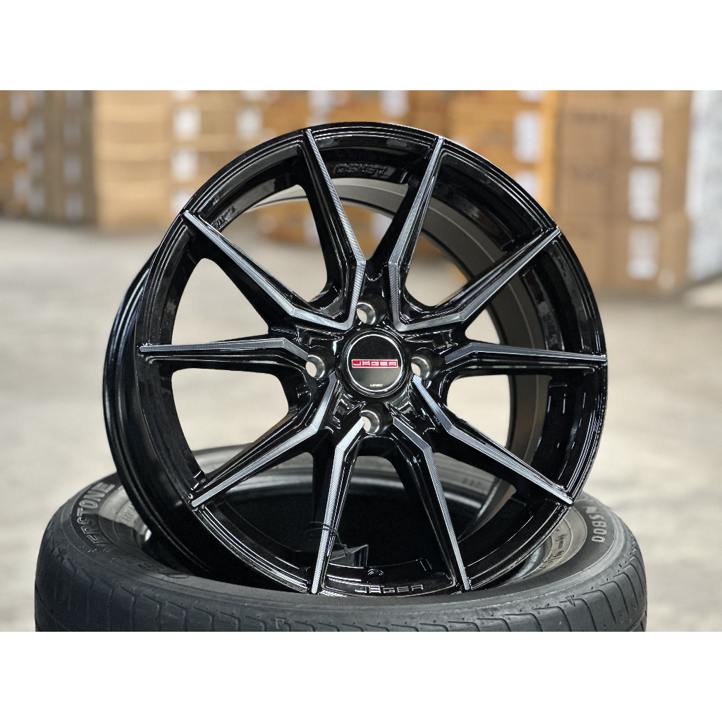 NEW 15X7J Lenso Jager Java Rim (set of 4) Black 4X100 for City Jazz ...