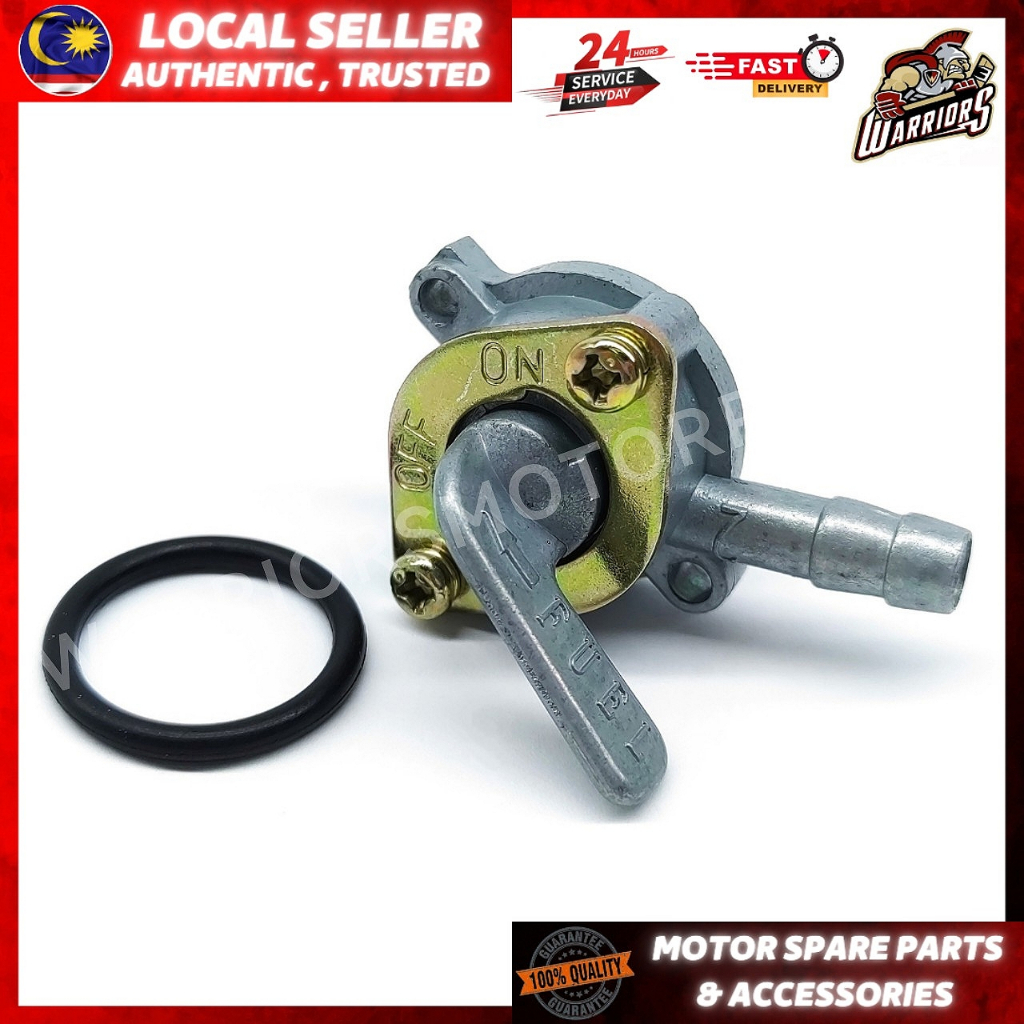 HONDA EX5/EX5 DREAM [STD] FUEL COCK ASSY LEVER WITH O-RING CARBURETOR ...