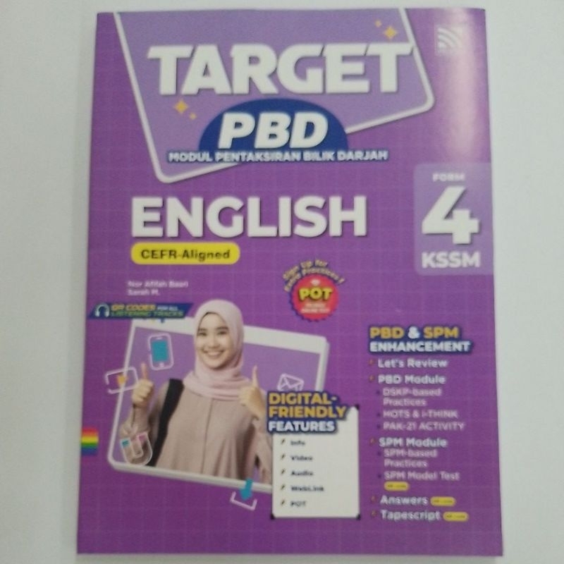 TARGET PBD modul pentaksiran bilik darjah ENGLISH form 4 | Shopee Malaysia