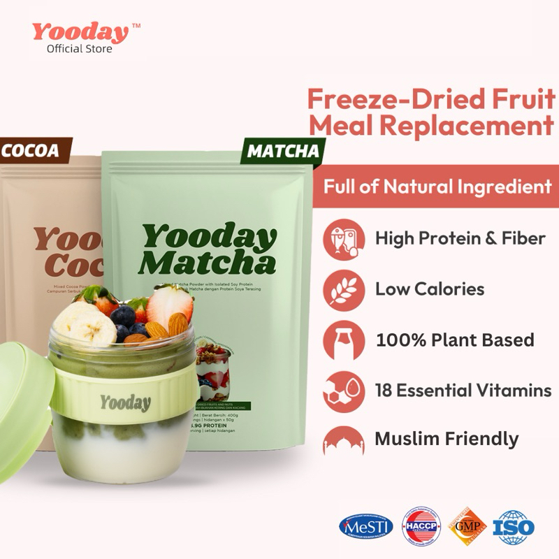 Yooday High Protein Meal Replacement Diet Shake Slimming Body Weight ...