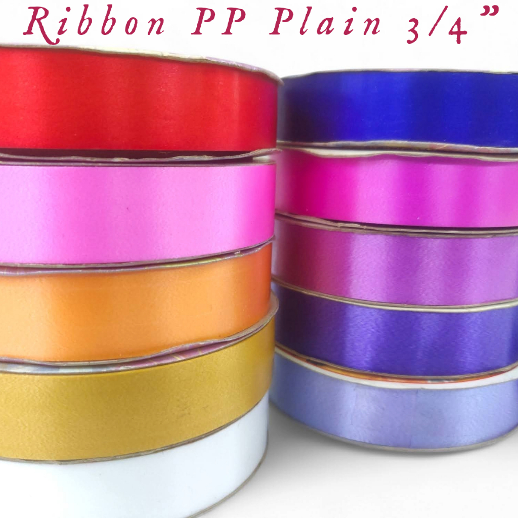 Ribbon PP Plain ~ 3/4