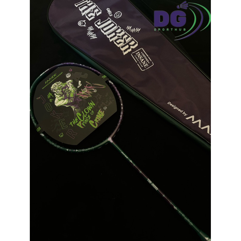 MAXX x JOKER BADMINTON RACQUET + COVER (100% AUTHENTIC) | Shopee Malaysia