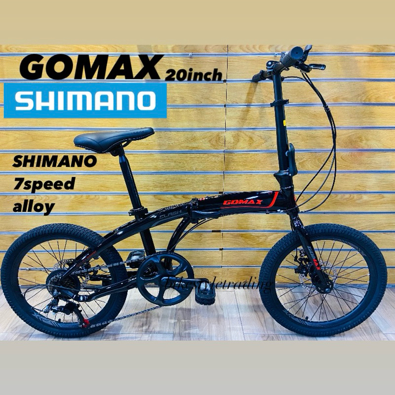 （READY STOCK）GOMAX ALLOY FOLDING BIKE 20inch SHIMANO 7speed/Basikal ...