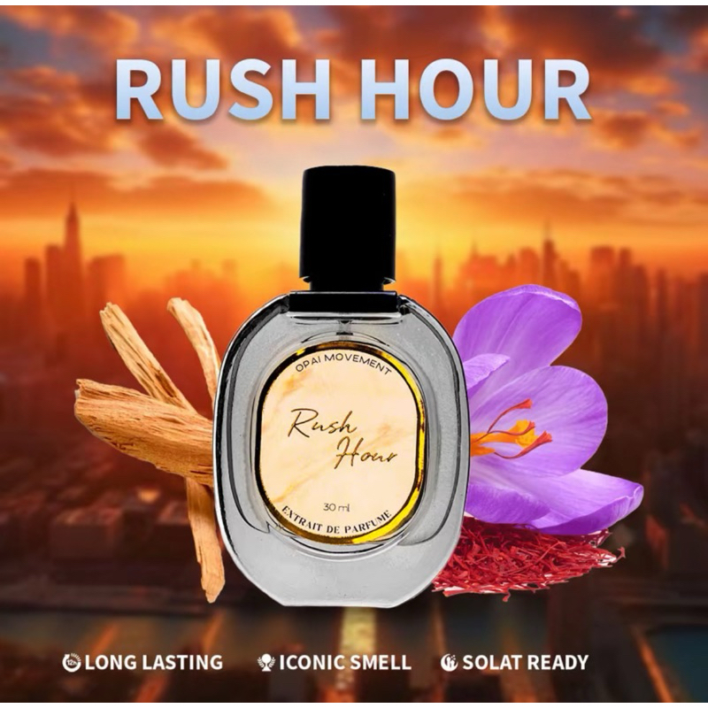 Rush Hour by Opai Movement 30ml OR 50ml Extrait De Parfum | Shopee Malaysia