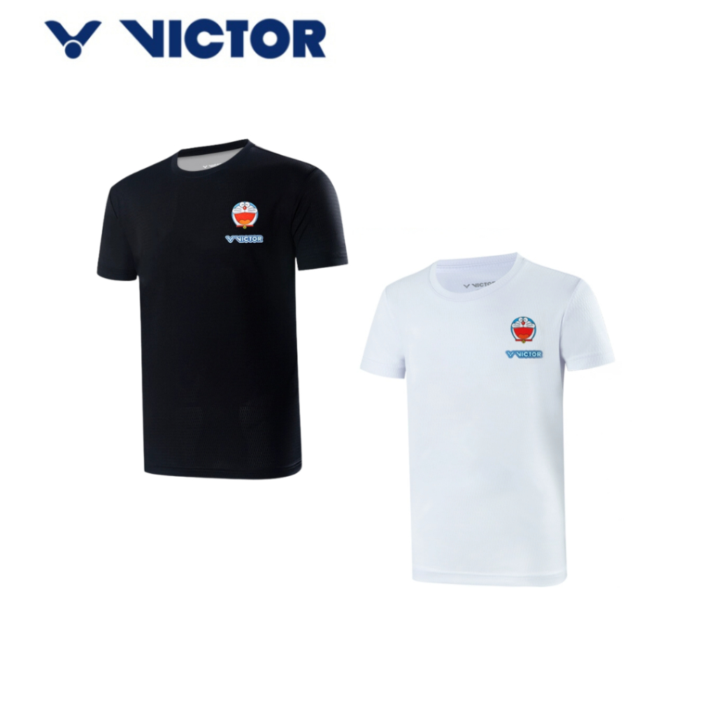 Victor T-504DRM Doraemon T-Shirt [White]