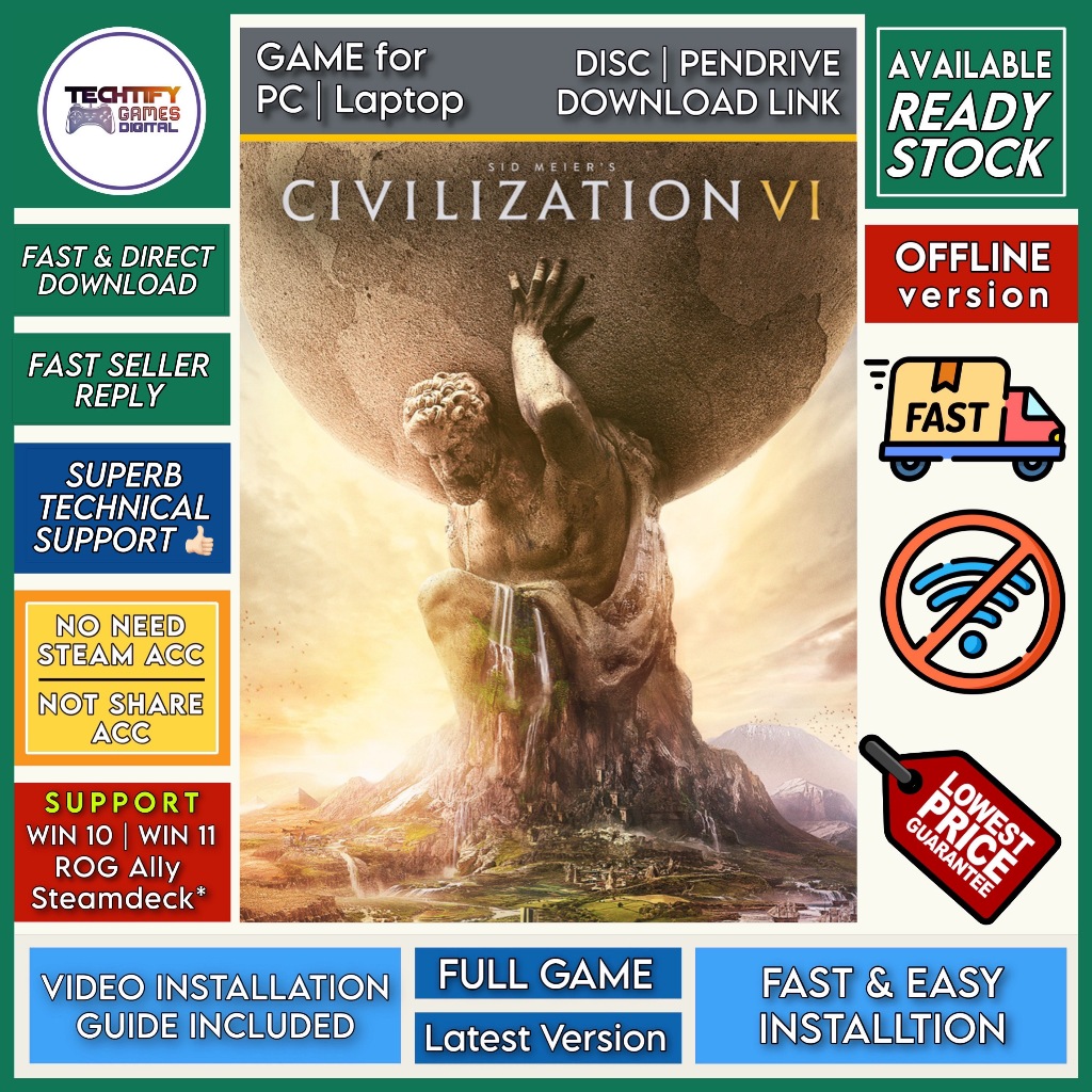 [PC Game] Sid Meiers Civilization 6 Deluxe Edition (v1.0.12.68 + All ...