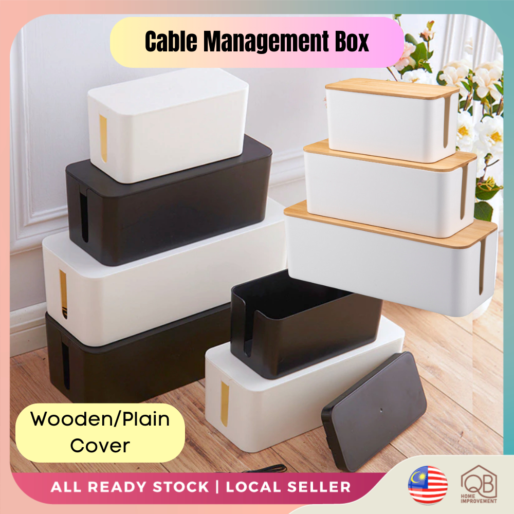 QB Cable management storage box minimalist safety socket wire extension ...