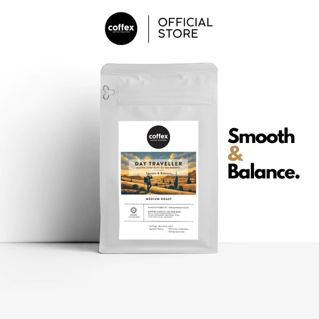 Coffex Coffee Day Traveller Blend – specialty coffee beans Malaysia