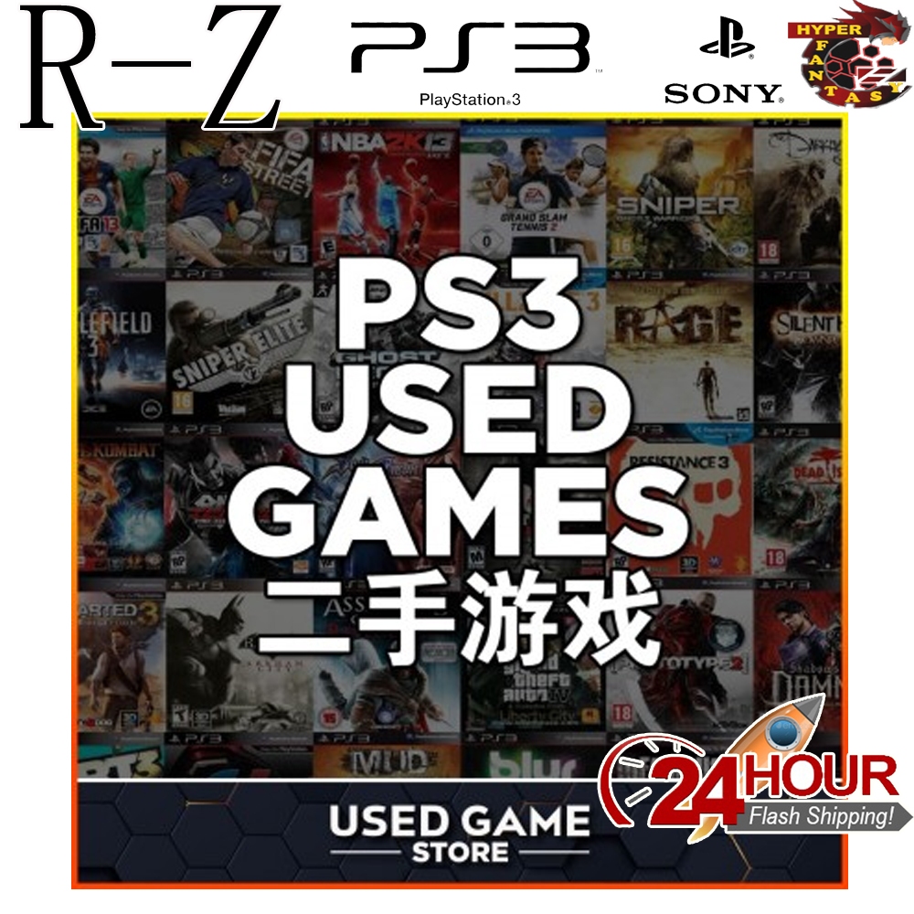 New , USED PS3 Game List R-Z English Version In this List Can check ...