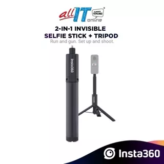 Insta360 2-in-1 Invisible Selfie Stick + Tripod - Compatible Insta360 Ace Pro 2 / X4 / GO 3S / GO 3