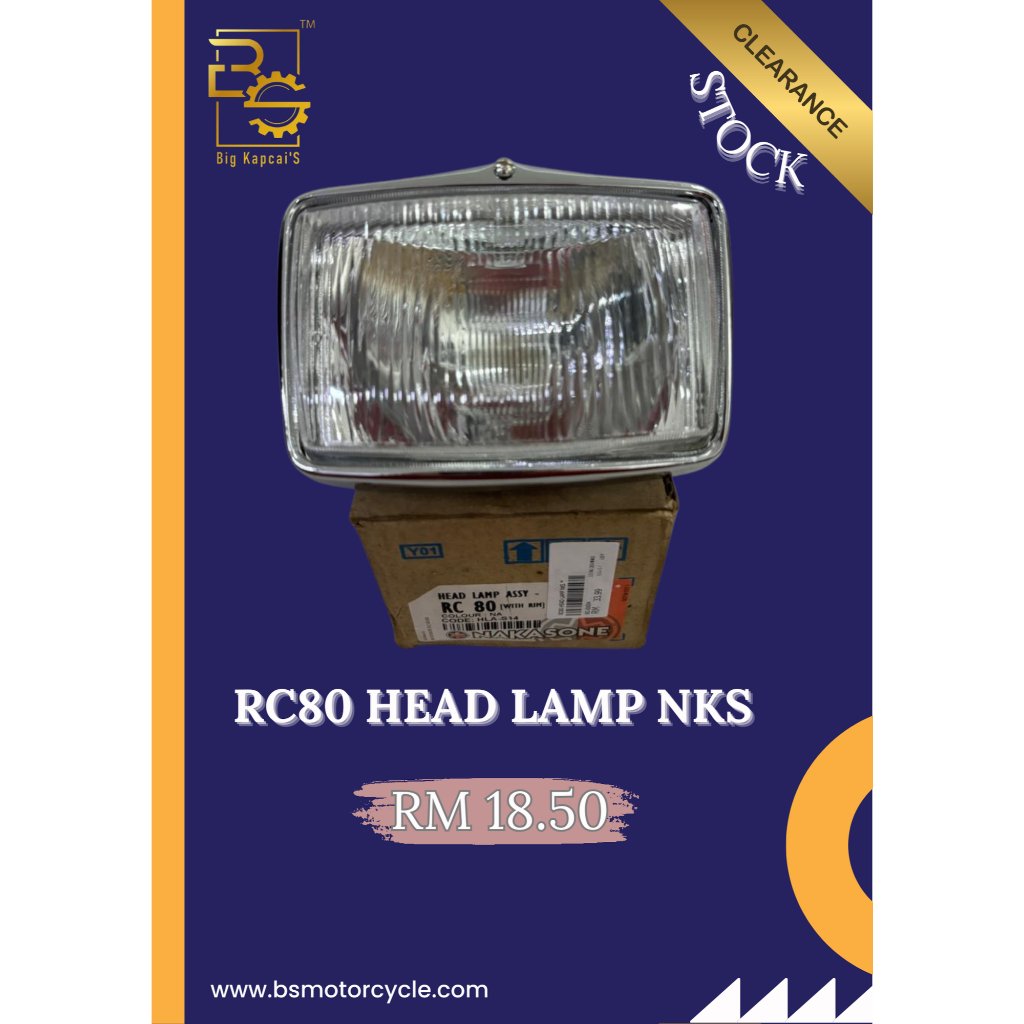 Suzuki RC80 Head Lamp NKS | Shopee Malaysia