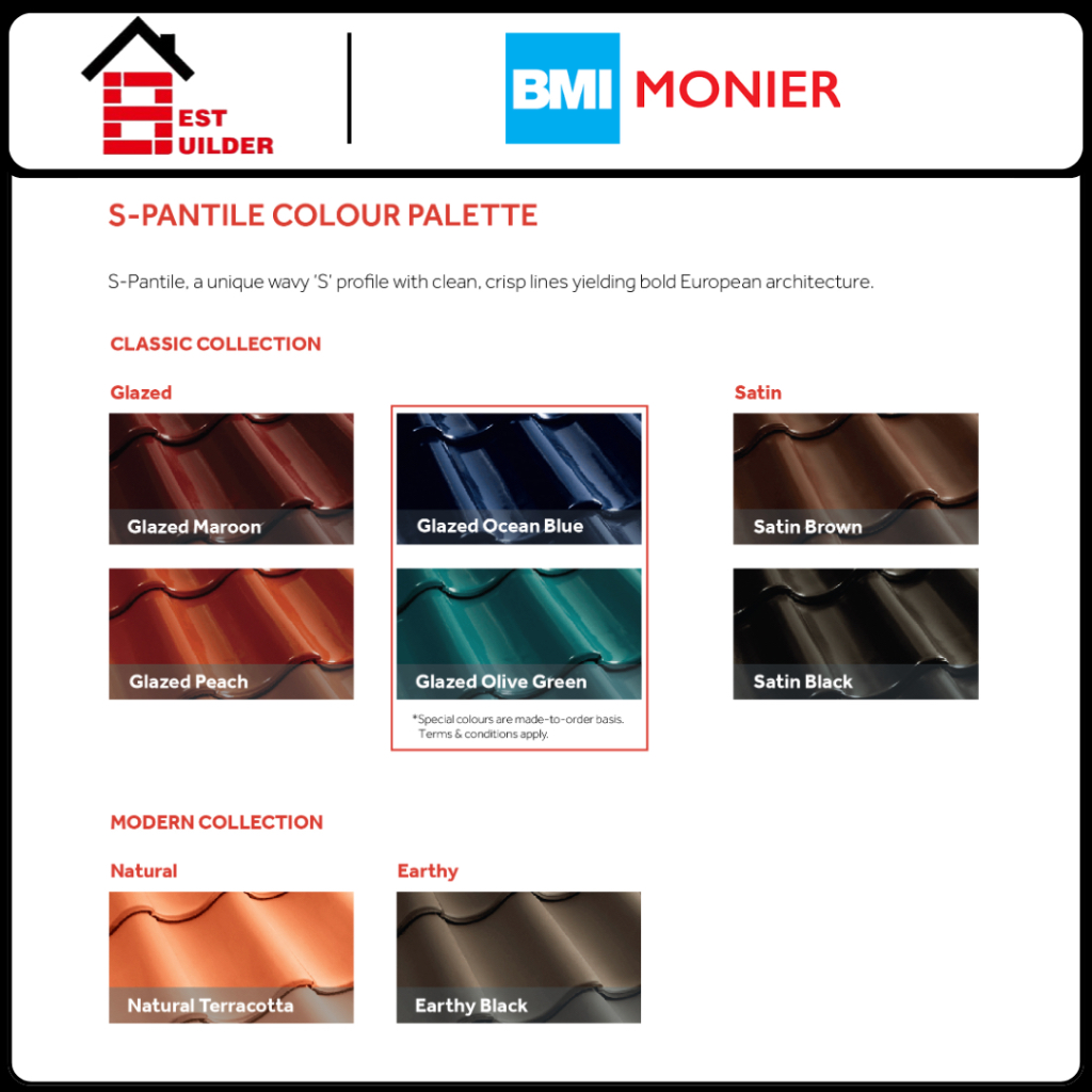 GCI S- Pantile Atap Tanah Liat Clay Tiles Roof Tile Roofing Atap ...