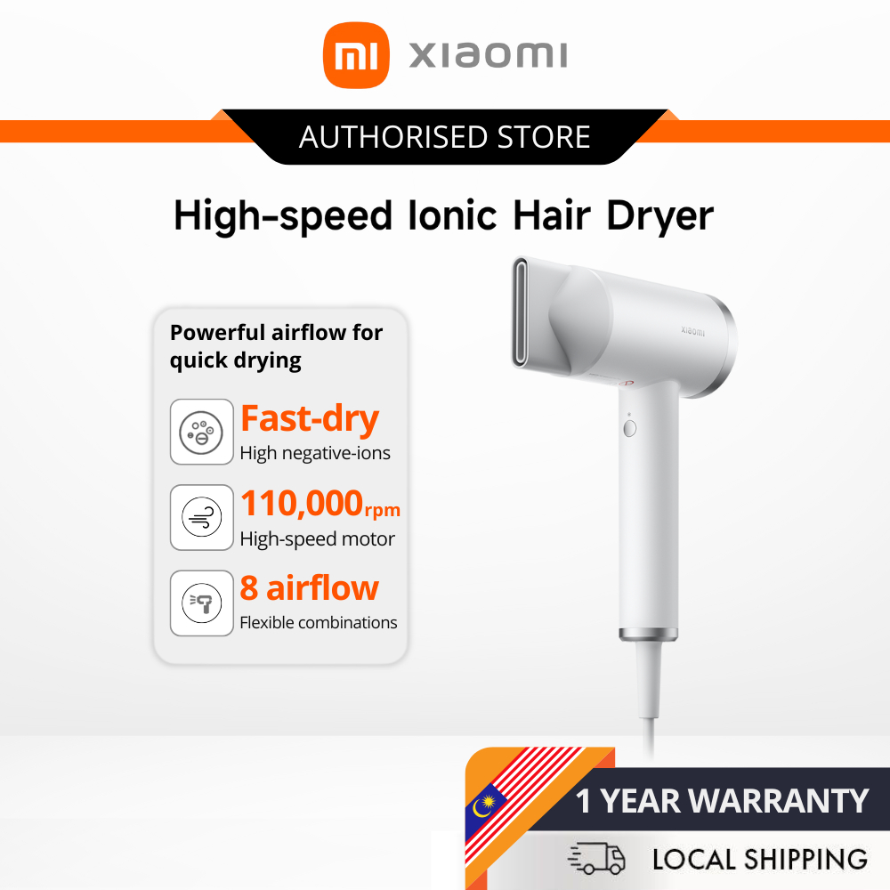 Xiaomi High-speed Ionic Hair Dryer | Shopee Malaysia