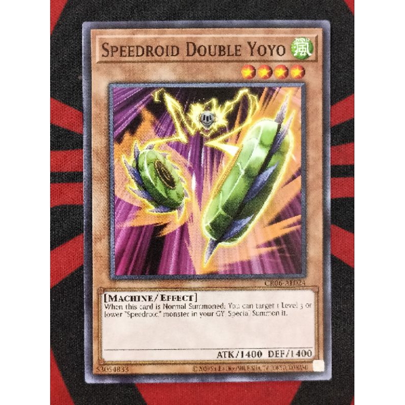 YUGIOH KONAMI CR06-AE024 Speedroid Double Yoyo (Common) | Shopee Malaysia