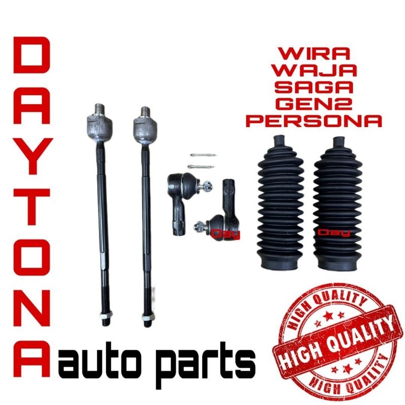 COMBO SET TIE ROD END , RACK END , STEERING BOOT , PROTON WIRA , WAJA ...