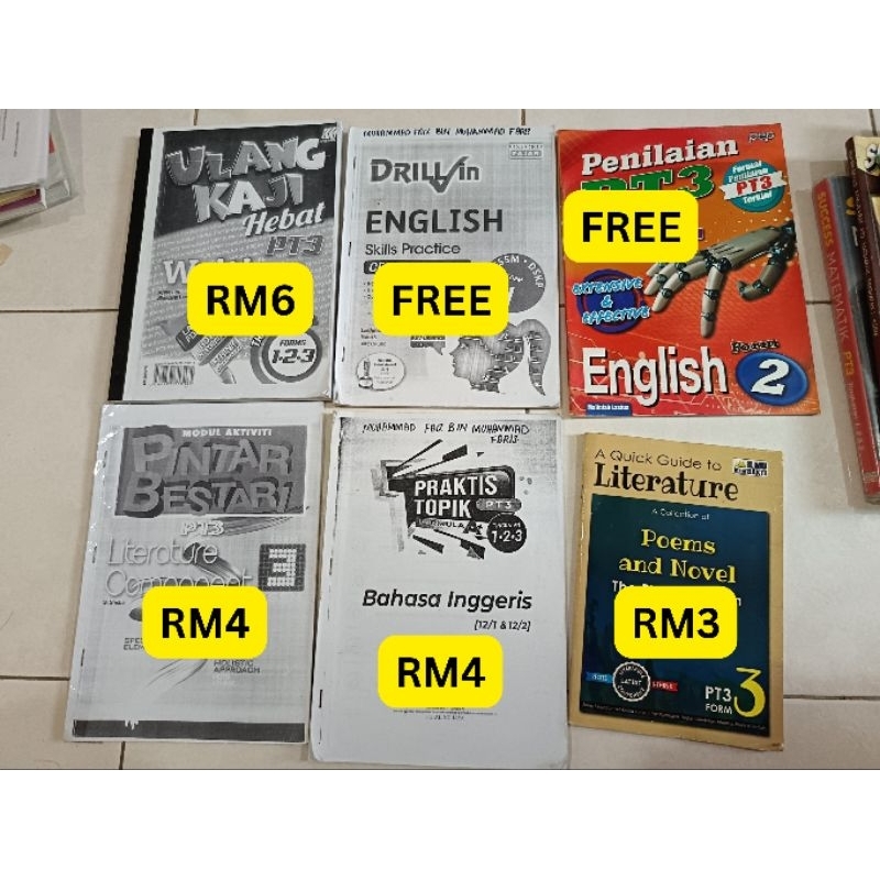 Buku nota dan latihan English UASA | Shopee Malaysia