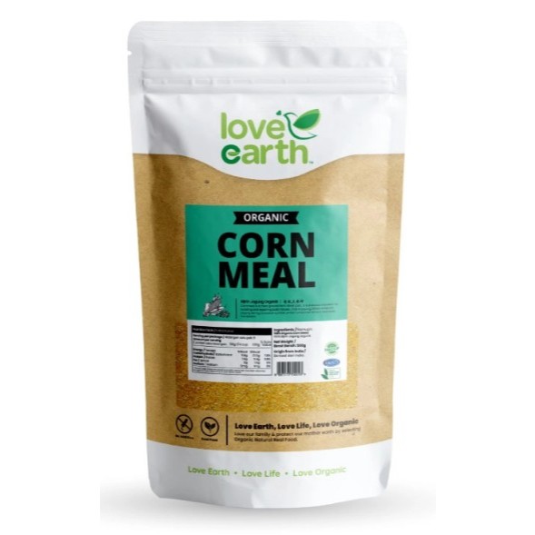 Love Earth Corn Meal 500g – Natural & Versatile Cooking Essential ...
